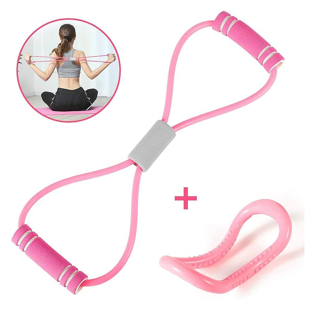 Pilates Ring - Yoga Fitness Circle - Kinetic Resistance Band - Gym Workout Accessory