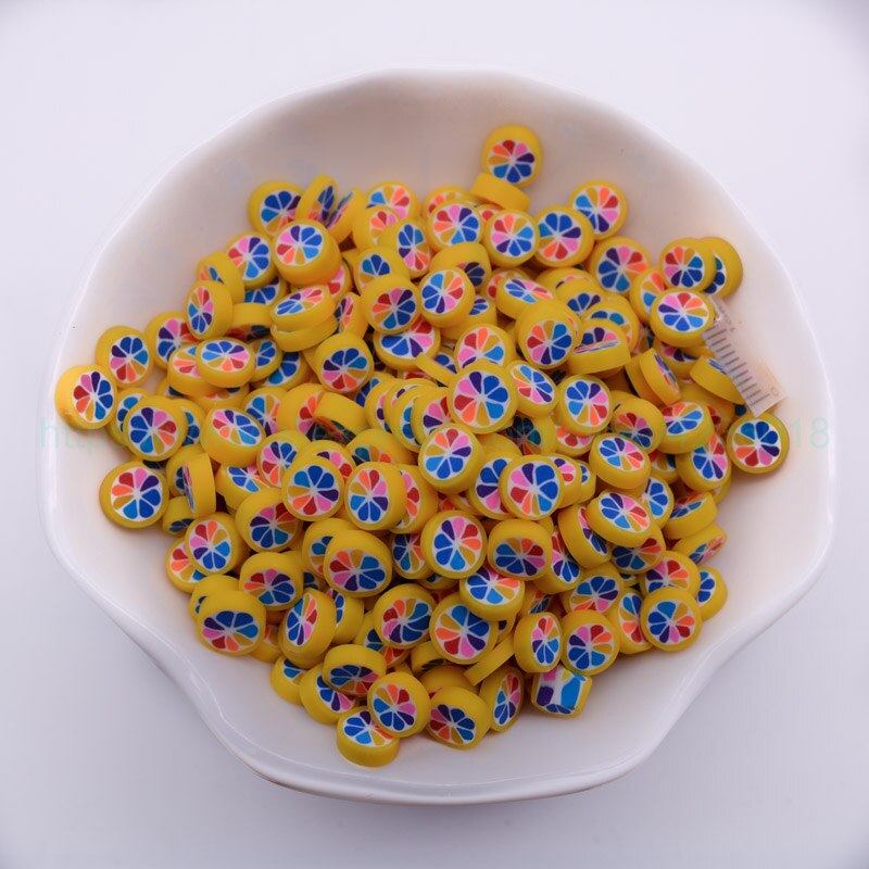 65g tamaño medio Fimo, rociadores de barro colorido para dulces para manualidades, DIY, decoración para scrapbook, relleno de barro cristalino