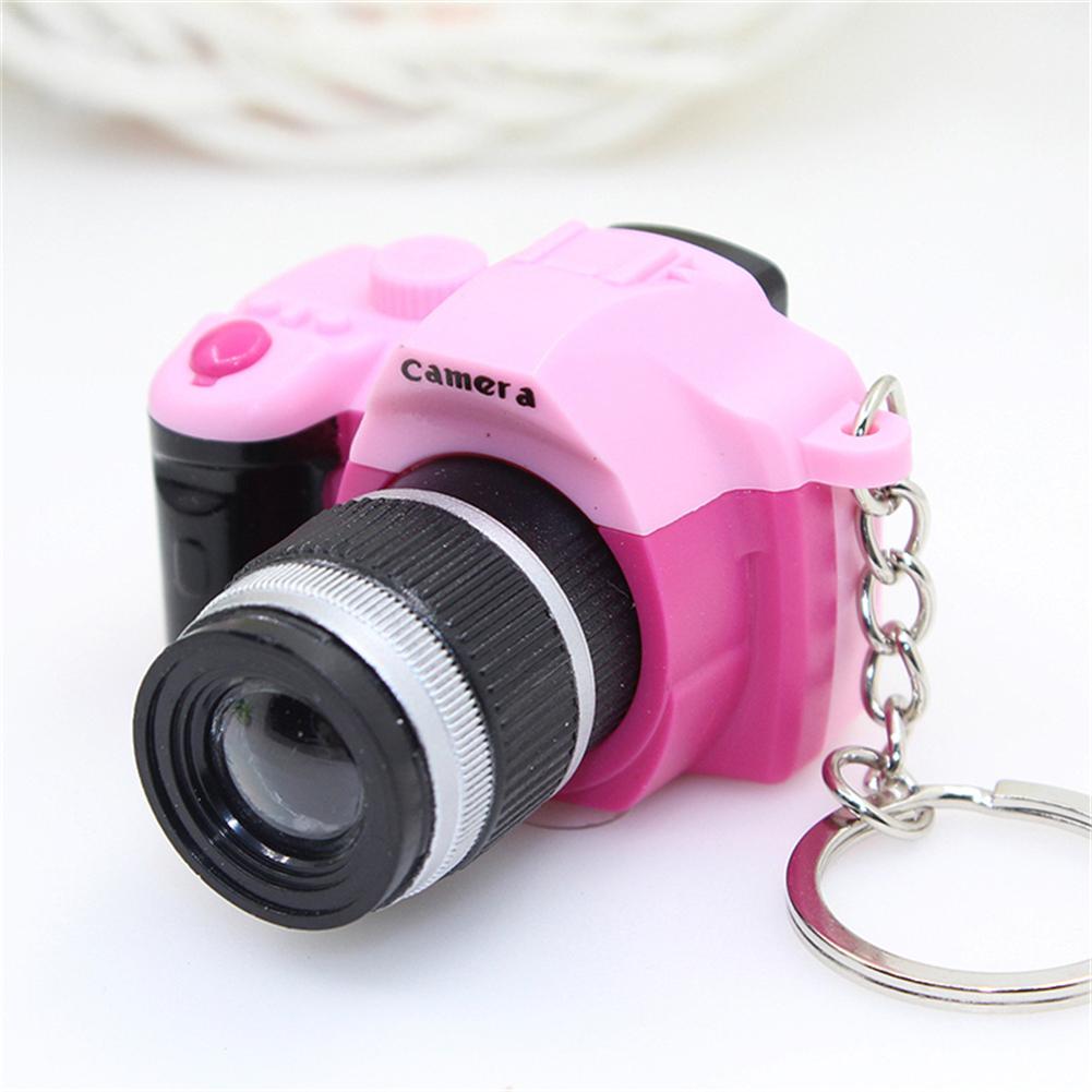 Retro SLR Camera Style LED Flash Light Shutter Sound Key Chains Auto Focus SLR Video Camera 24X Optical Zoom Three