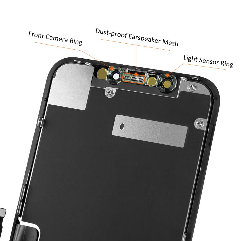 Fabrikspris för iphone xr x xs xs max display oled pekskärm lcd display 1:1 oem incell för iphone 11 monteringstopp