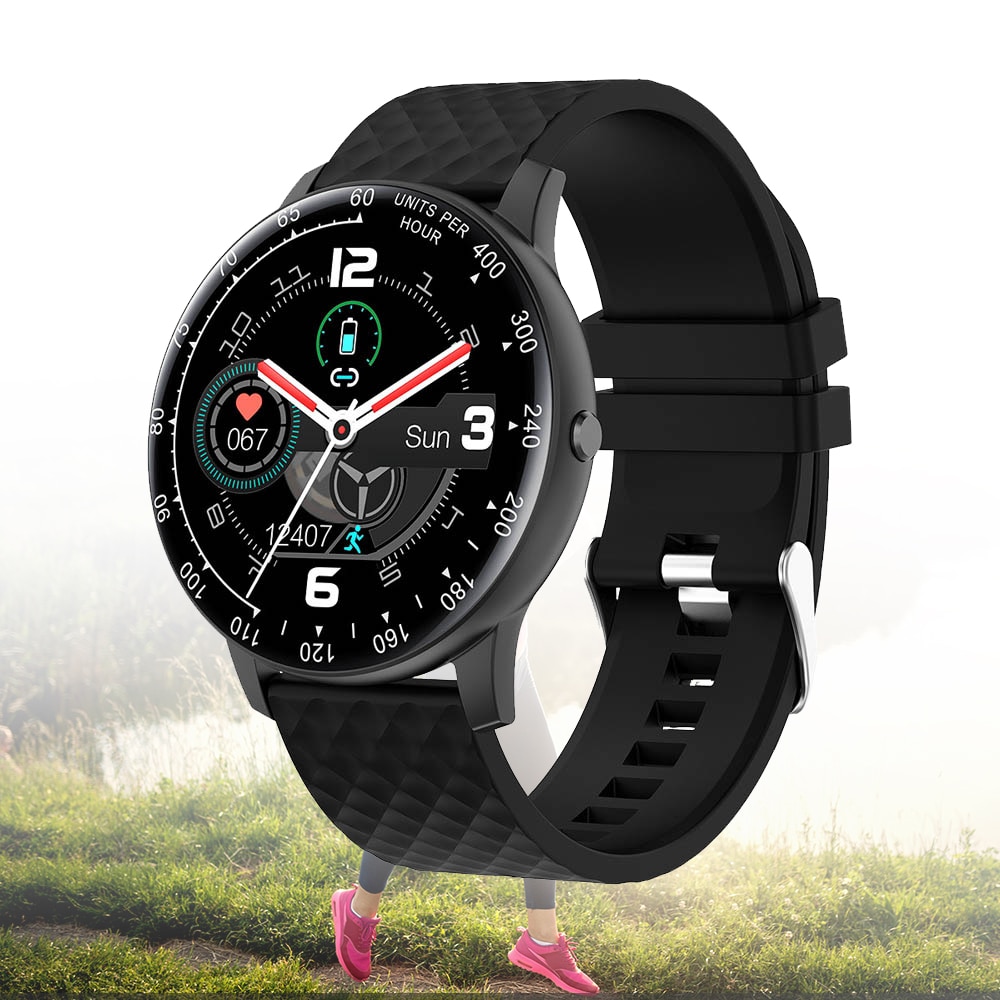 Full Touch Smart Watch Men Women Blood Pressure Pedometer Waterproof Smartwatch 2022 Fitness Tracker Watch For Android IOS