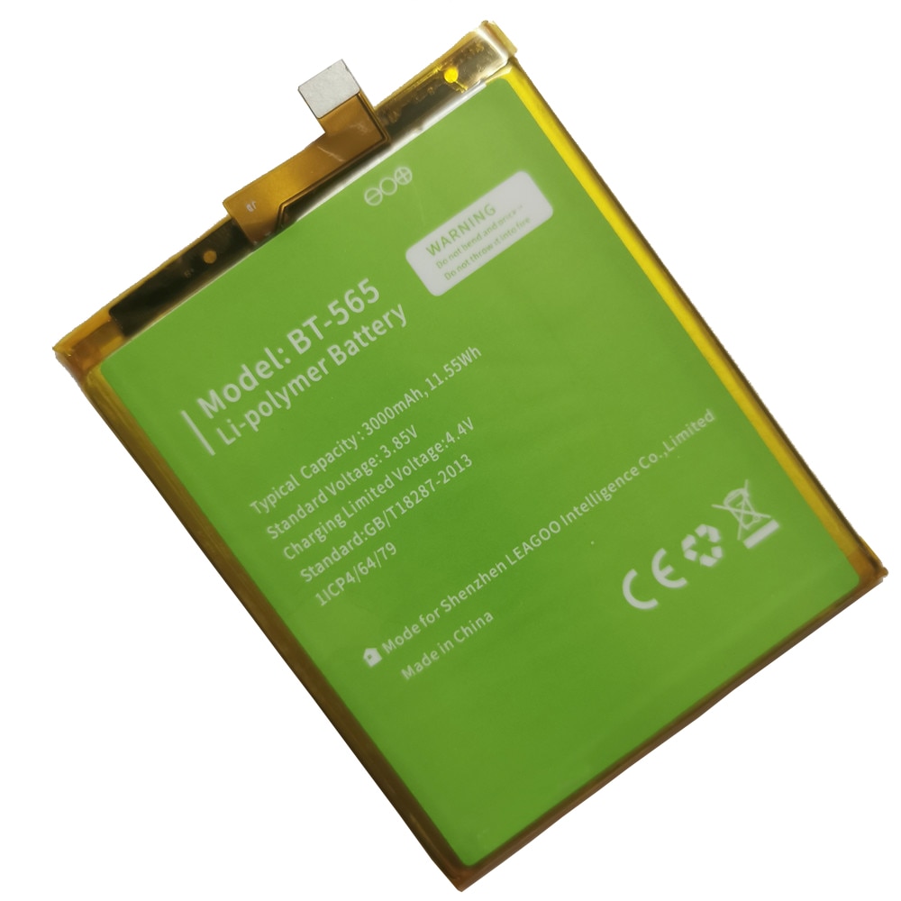 100% Original BT-565 3000mAh Battery For Leagoo KIICAA Mix T5 T5C BT566 Mobile Phone Parts Bateria Batterie Baterij+Tools