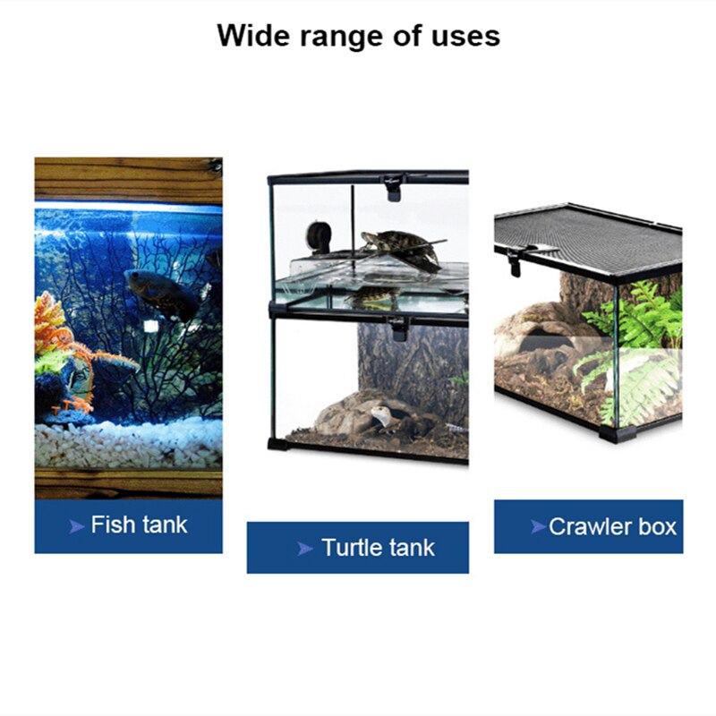 1 pz acquario digitale serbatoio di pesce termometro adesivo di temperatura adesivo a doppia scala adesivi per misurazione della temperatura della temperatura strumenti