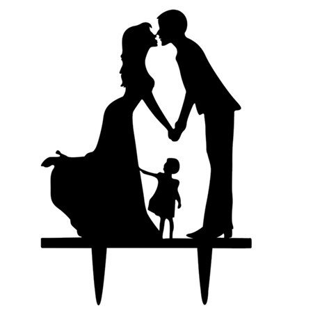 Romantische Wedding Cake Topper Mr Mrs Acryl Zwart Toppers Bruid Bruidegom Voor Verjaardag Bruiloft Decoratie Feestartikelen: A
