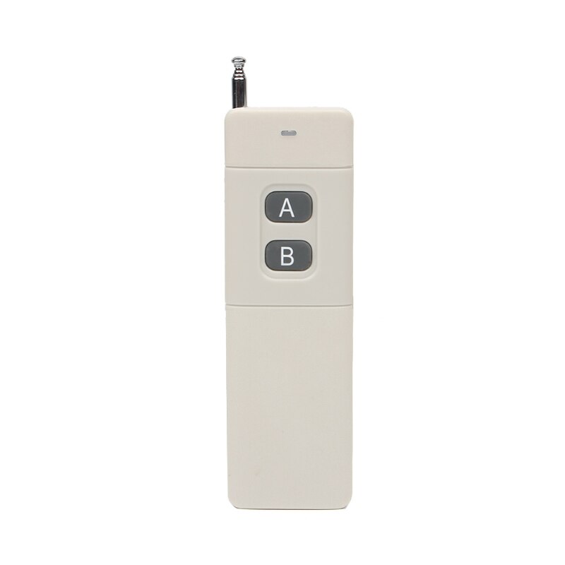 3000m Long Range High Power 1/2/4/6/8/12CH RF Remote Control Transmitter 433 MHz: black