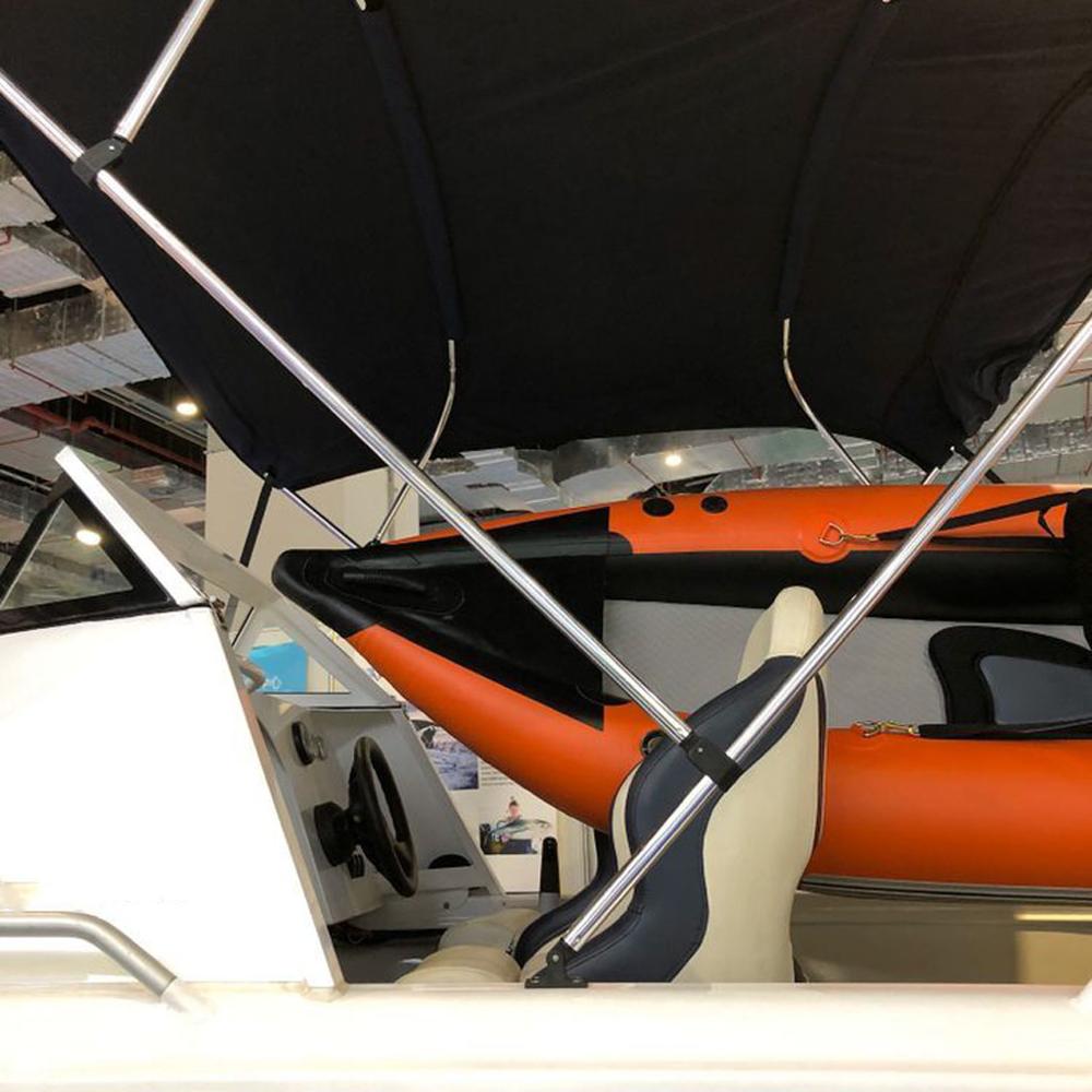 Nylon Pipe Eye End Cap Boat Accessories 25mm Bimini Top Fitting Hardware Marine Boat Yacht External Eye End Canopy Tube Marine