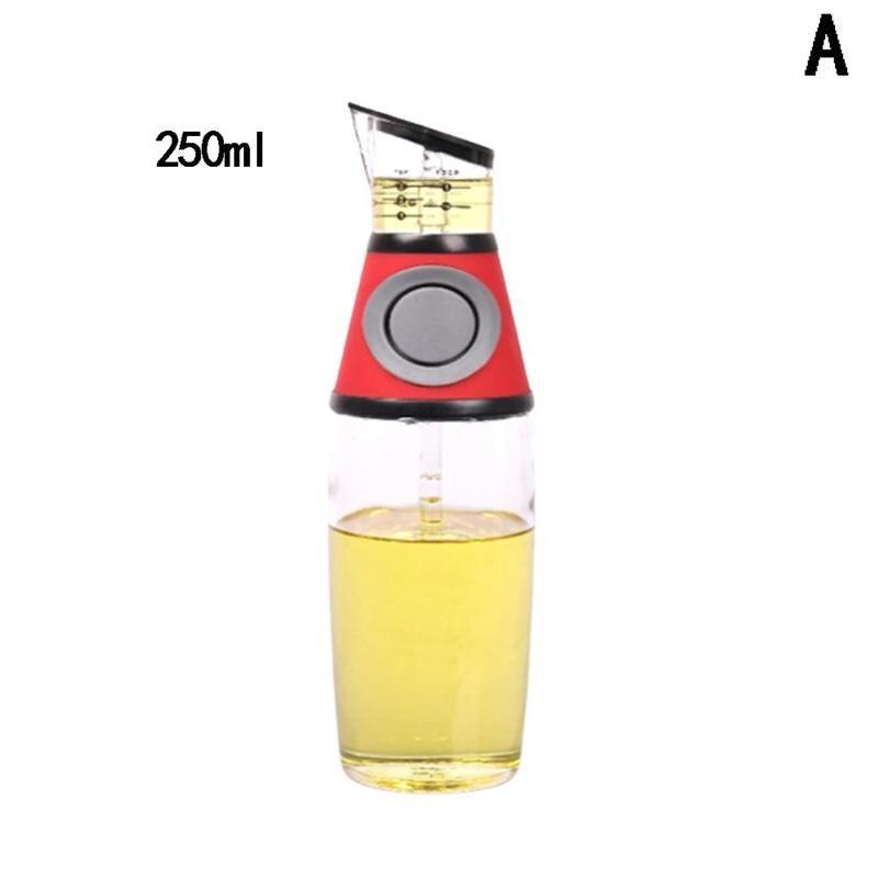 1Pc 250ML Measuring Oil Control Bottle Pressing Type Health Oil Bottle
