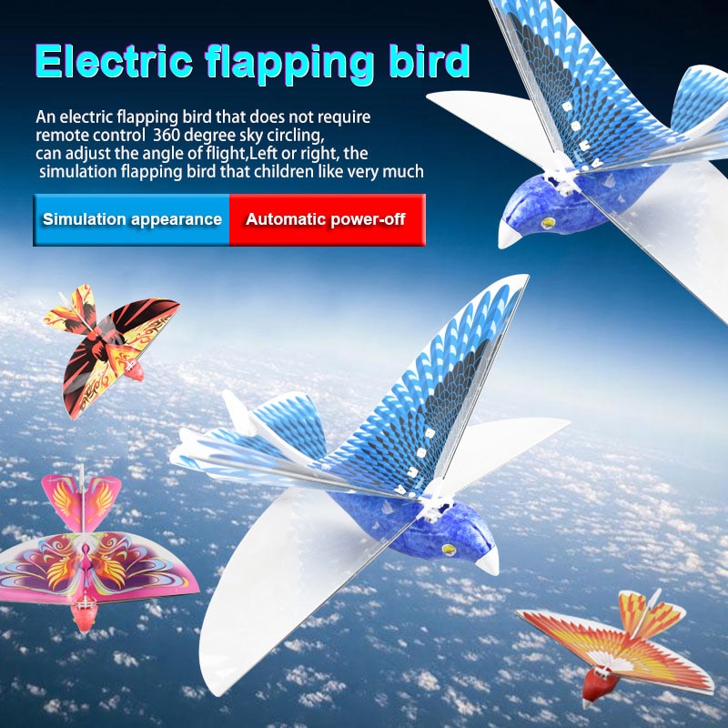 Kids Mini E-Bird Drone Onderwijs Speelgoed 2.4 Ghz Hand Toss Vliegtuig Vliegende 360 Graden Zweven Vliegende Vogels dier Elektronische Speelgoed