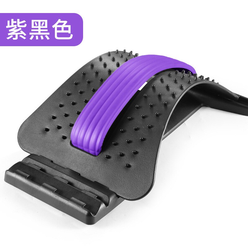 Straightening device spinal orthosis Pilates scoliosis corrector cervical spine lumbar waist yoga exercise equipment for home: Black