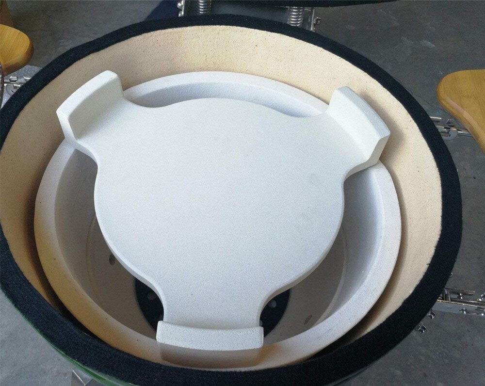 Auplex-accessoires de barbecue Kamado | Déflecteur de chaleur avec jambes, pièces de rechange Kamado pour Kamado 23.5 pouces et 24 pouces