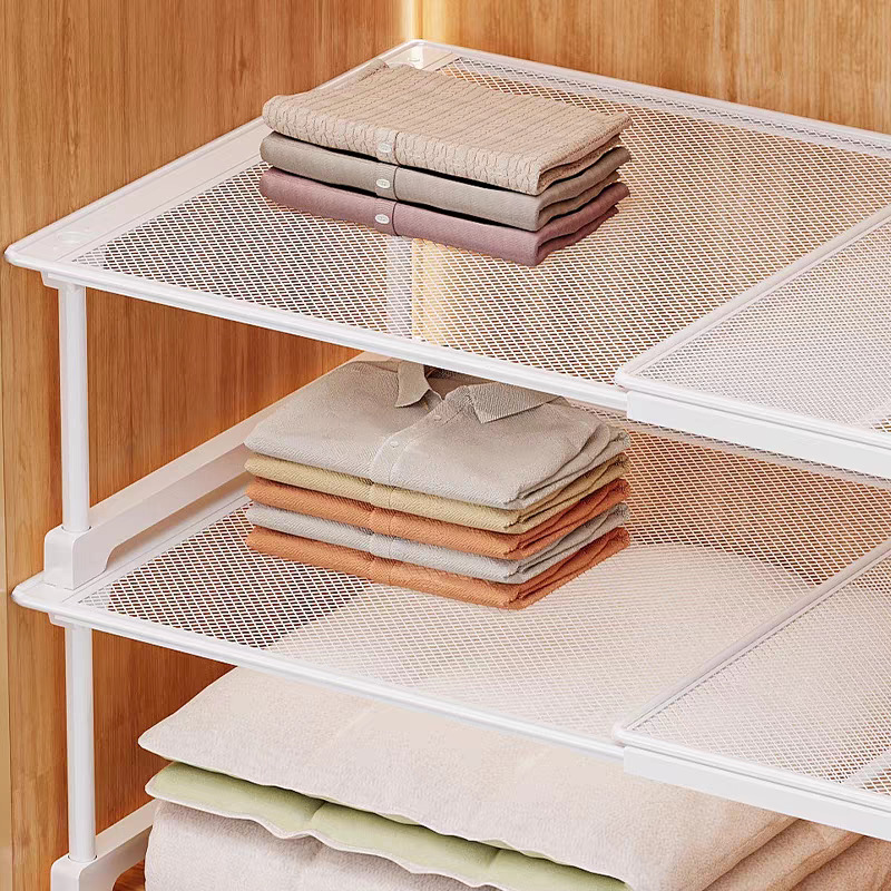 Scalable Wardrobe with Layered Partitions Wardrobe Partition Boards Cabinet Interior Compartments Storage Shelves and 스토리지 베이