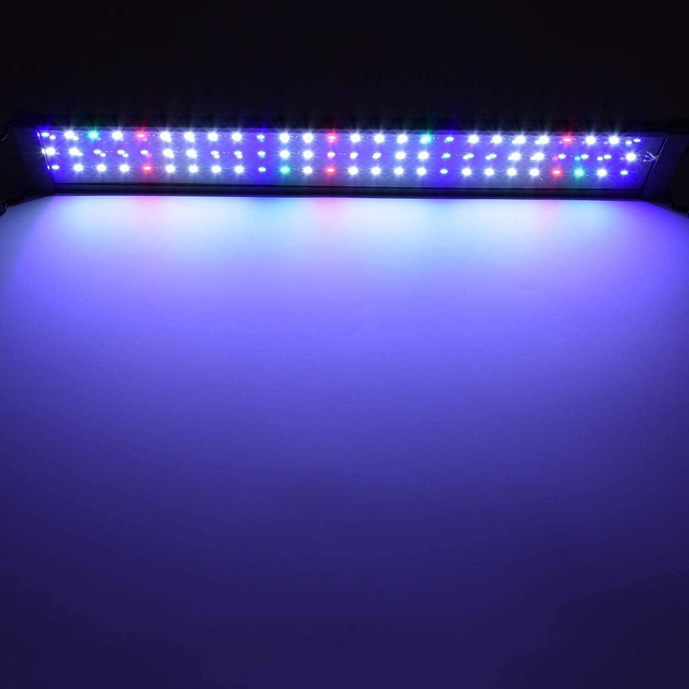 30cm led akvarielys top akvarium lys lampe multi-farve justerbar koral vand græs landskabspleje plante belysning lampe