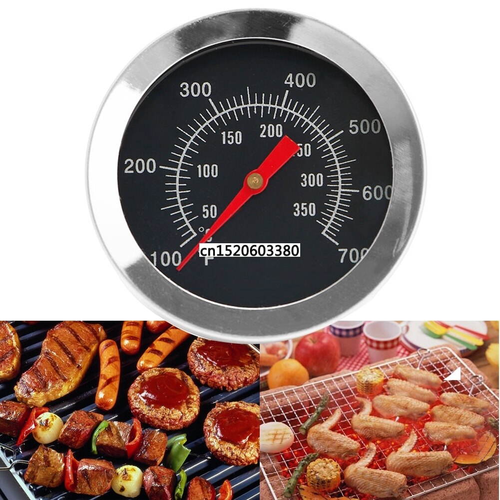 MEXI BBQ Grill Thermometer Temp Gauge Outdoor Barbecue Camping Food Cook Tool
