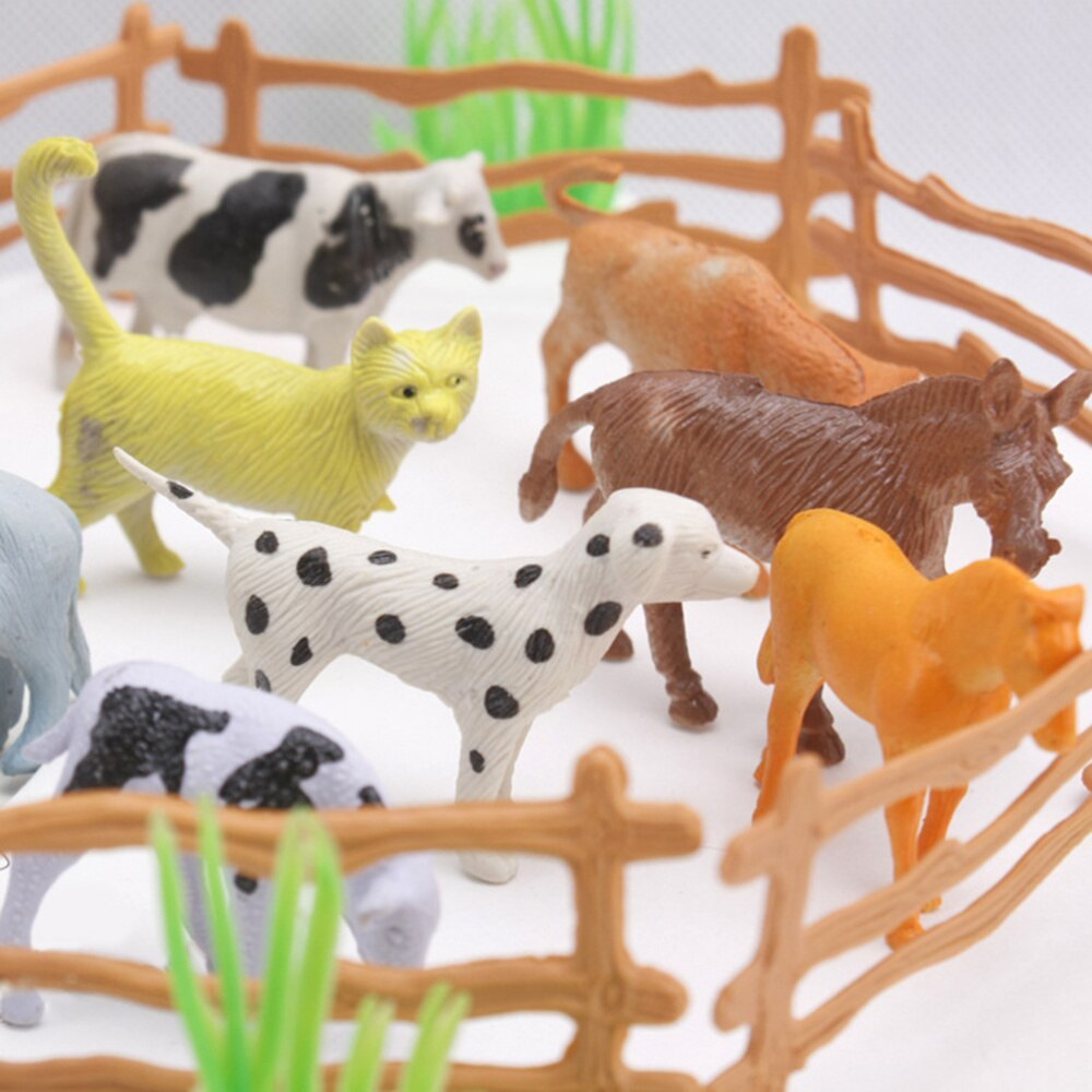 15PCS Realistic Farm Animals Figures Animals Zoo-Fun Toys for Children