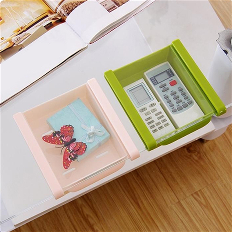 Kitchen Dishes Ware Fridge Tray Freezer Drawer Space Savers Cutlery Organizer Storage Rack Holder Refrigerator Slide Drawer