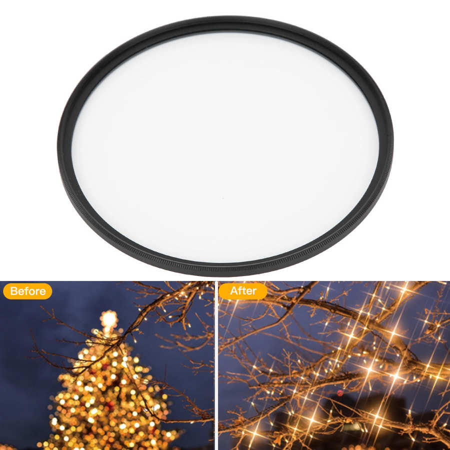 Camera Filter Accessoires Kleurrijke Glas Junestar Star Filter 95Mm 4 Lijn Starlight Night Fotografie Schieten Voor Nikon Lens