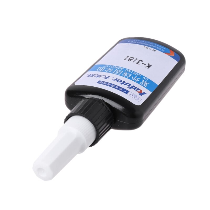50ml 1 Pc K-3181 UV Licht Klebstoff Starke Bindung Für Metall Holz Glas Kristall Heilung Kleber