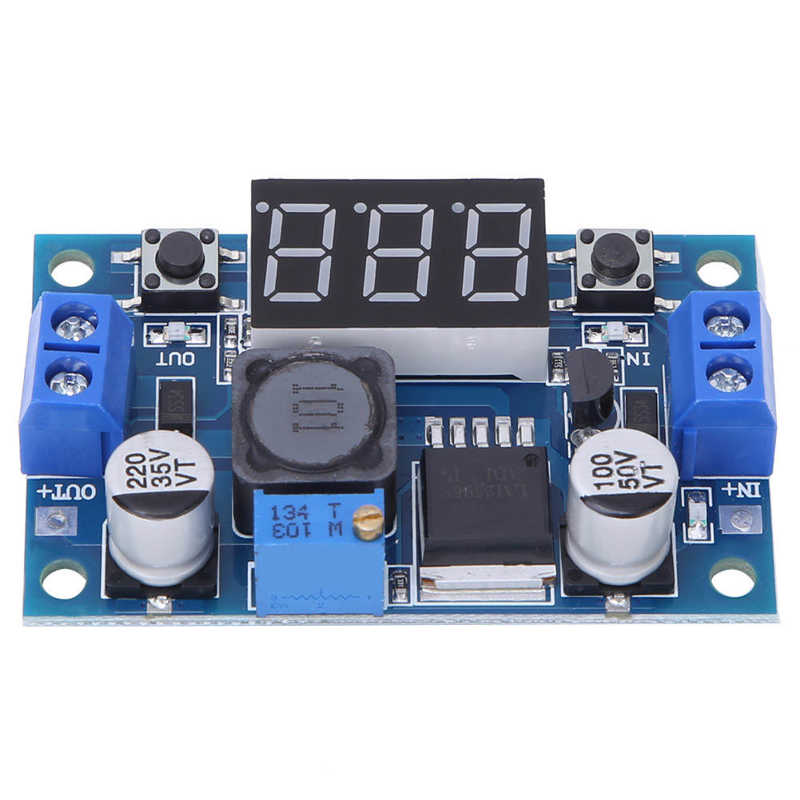 LM2596 Module Adjustable DC-DC Converter Step Down Regulator With Terminal