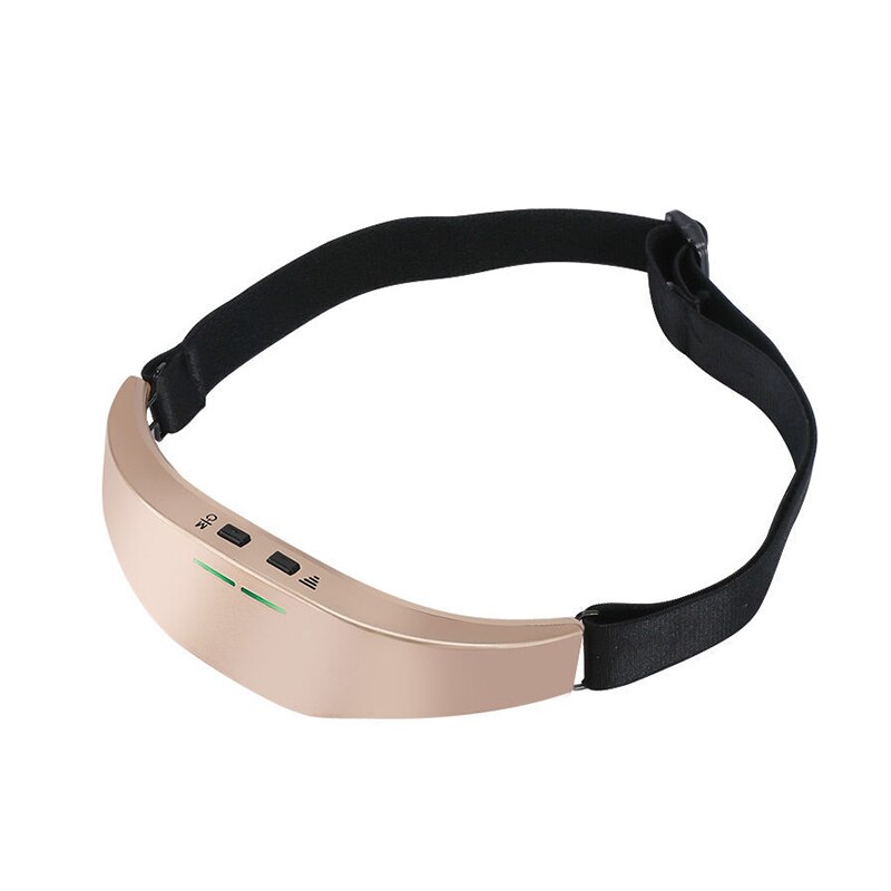 Electric Head Massager Sleep Monitor Migraine Relief Massager Insomnia Therapy Release Stress Sleep Therapy Device Sleeping: Gold