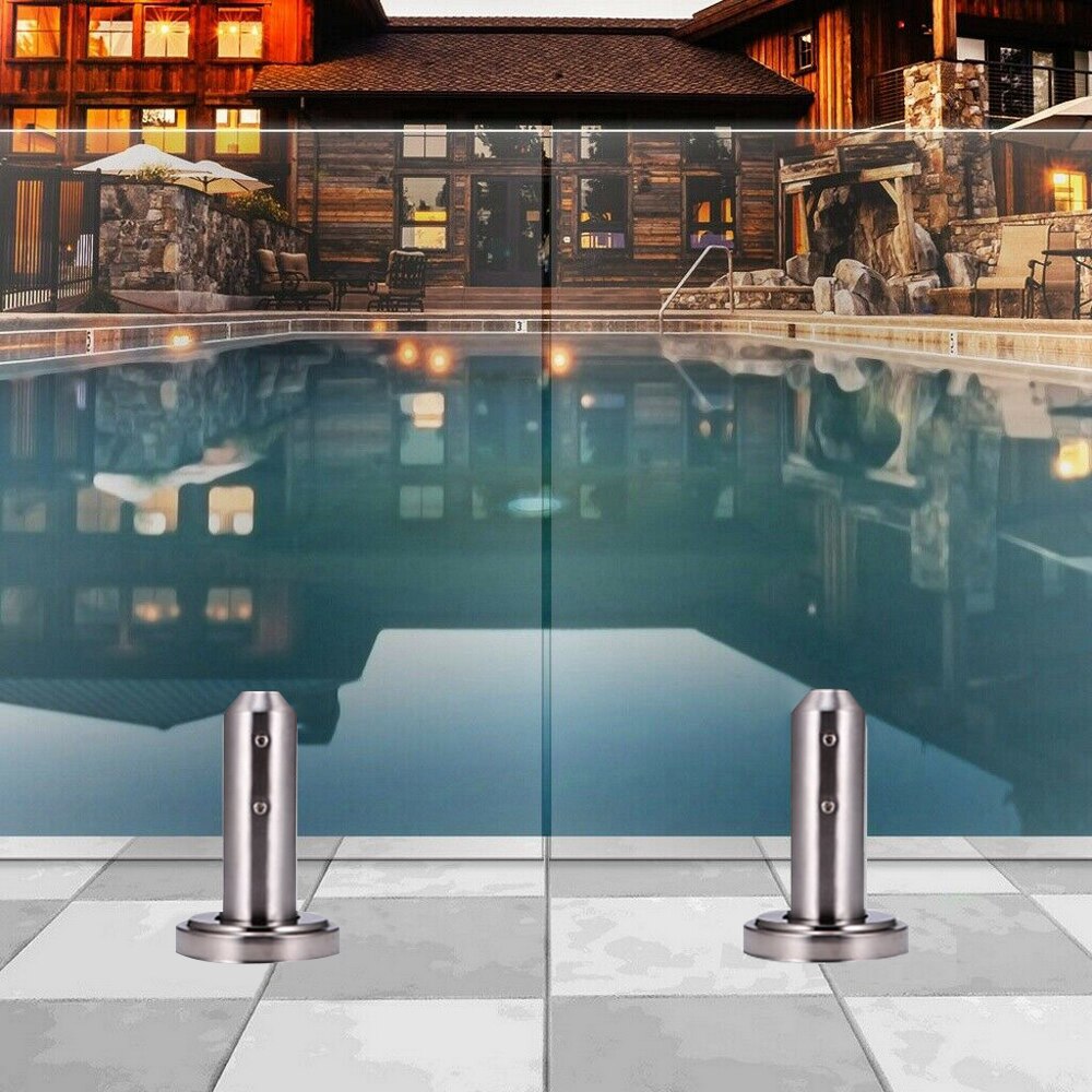 Vloerstaande Trappen Balkon Zwembad Glas Spigots Post Balustrade Reling Klem Clips Balkon Glas Hek Klem Rvs