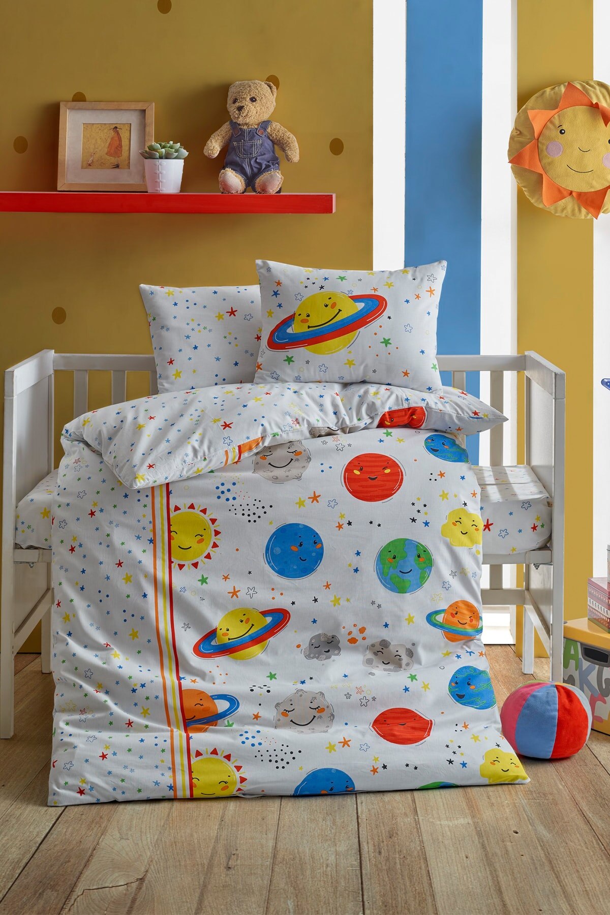 Baby bed Set Planet White