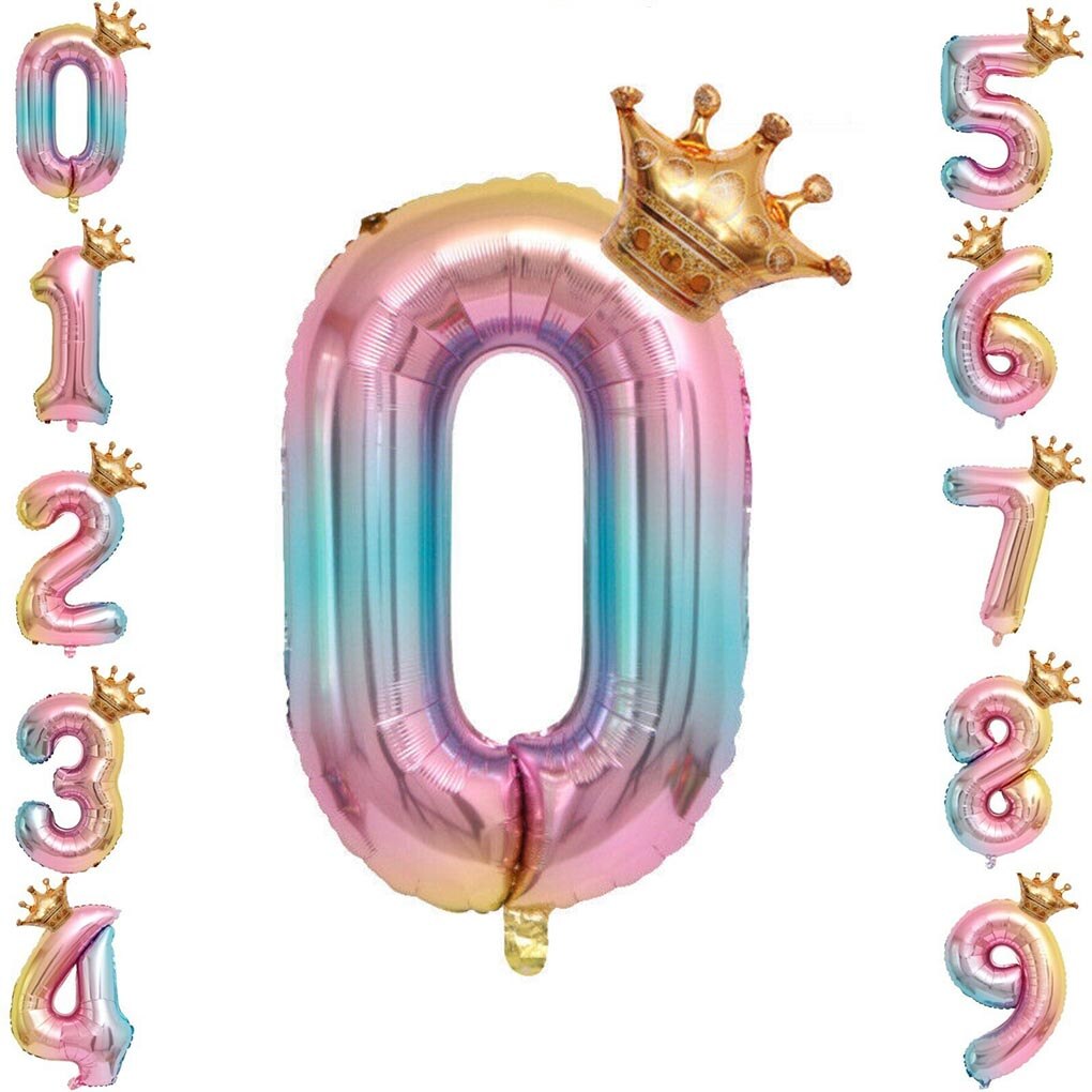 32 Inch Gold Sliver Rose Gold Aantal Ballon Verjaardag Bruiloft Decoraties Folie Ballonnen Kid Jongen Speelgoed Baby douche