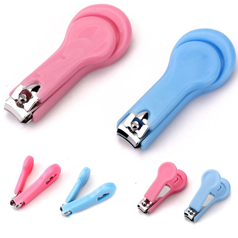 Schattige Veilig Kinderen Baby Nagelknipper Leuke Zuigeling Vinger Trimmer Schaar Baby Nail Care Nail Cutters Kleur Willekeurige