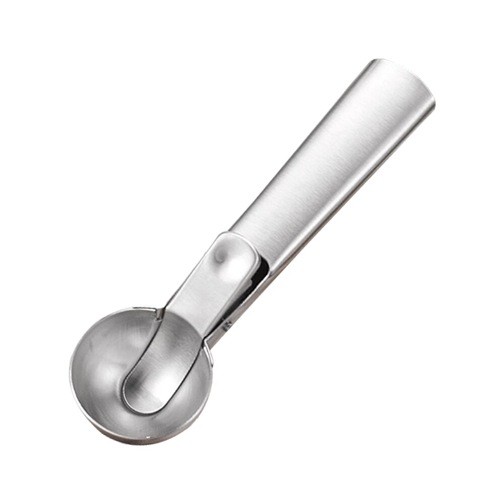 Stainless Steel Ice Cream Scoop Ice Ball Maker Yogurt Cookie Dough Meat Balls Ice Cream Spoon Tools Ice Cream Scoop: S