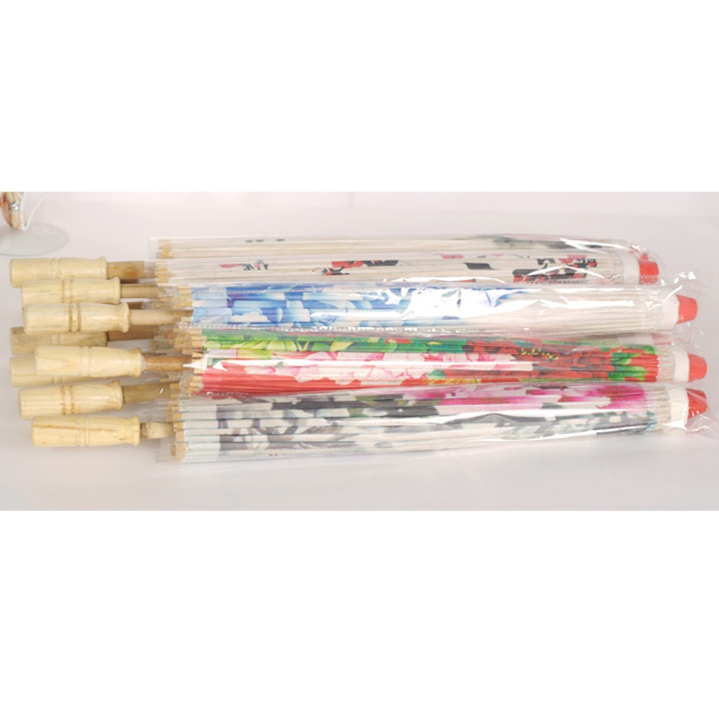 Mestiere di Carta Oleata Ombrello Da Pioggia Delle Donne di Ballo Decorativa Cinese Ombrello Giapponese Prestazioni Oggetti di Scena D'epoca retrò Cosplay d2