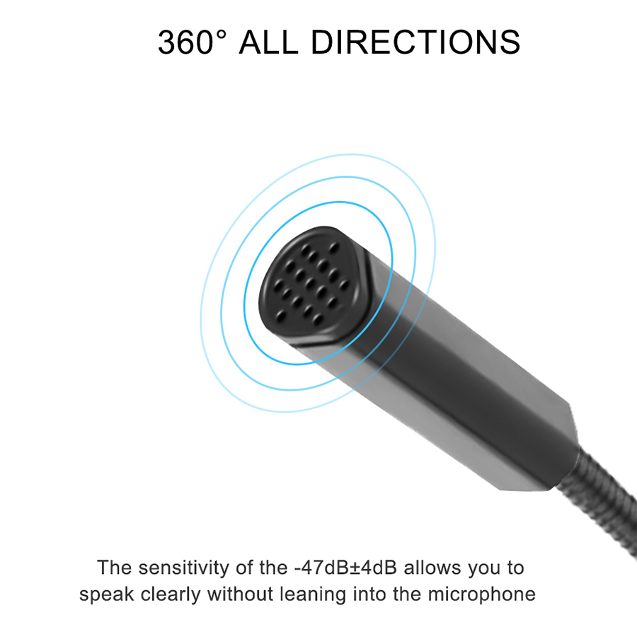 Mamen desktop mini usb mikrofon omni-directional kondensator mikrofon til netværkschat videokonference spiller spilstand mikrofon