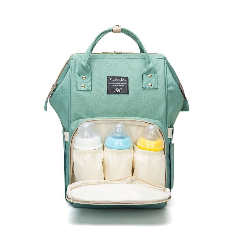 Ashion barsel bleetaske med usb-interface stor kapacitet vandtæt bleetaske kits rygsæk barsel ammende baby taske