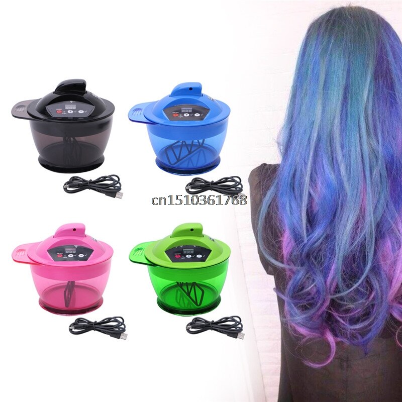 Electric Hair Coloring Bowl Automatic Mixer For Ha... Grandado