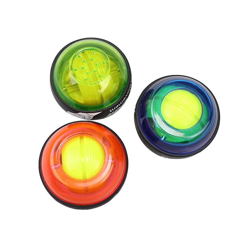 LED Muscle Power Ball Wrist Ball Trainer Relax Gyroscope PowerBall Gyro Arm Exerciser Strengthener Fitness Equipments