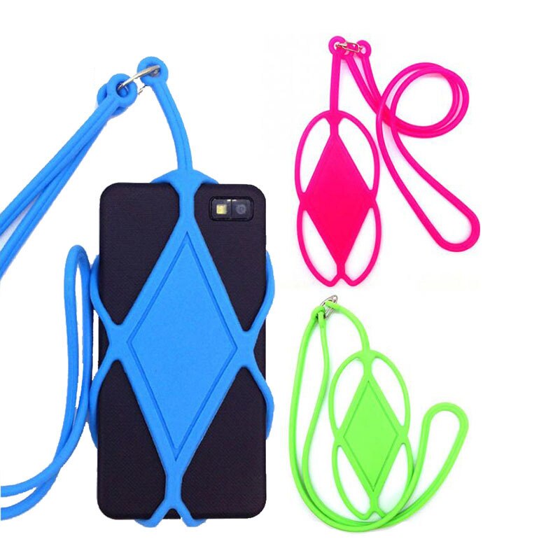 Universal Silicone Phone Lanyard Holder Case Cover Key Lanyard For Phones Neck Strap Necklace Sling For Mobile Phone Lanyard