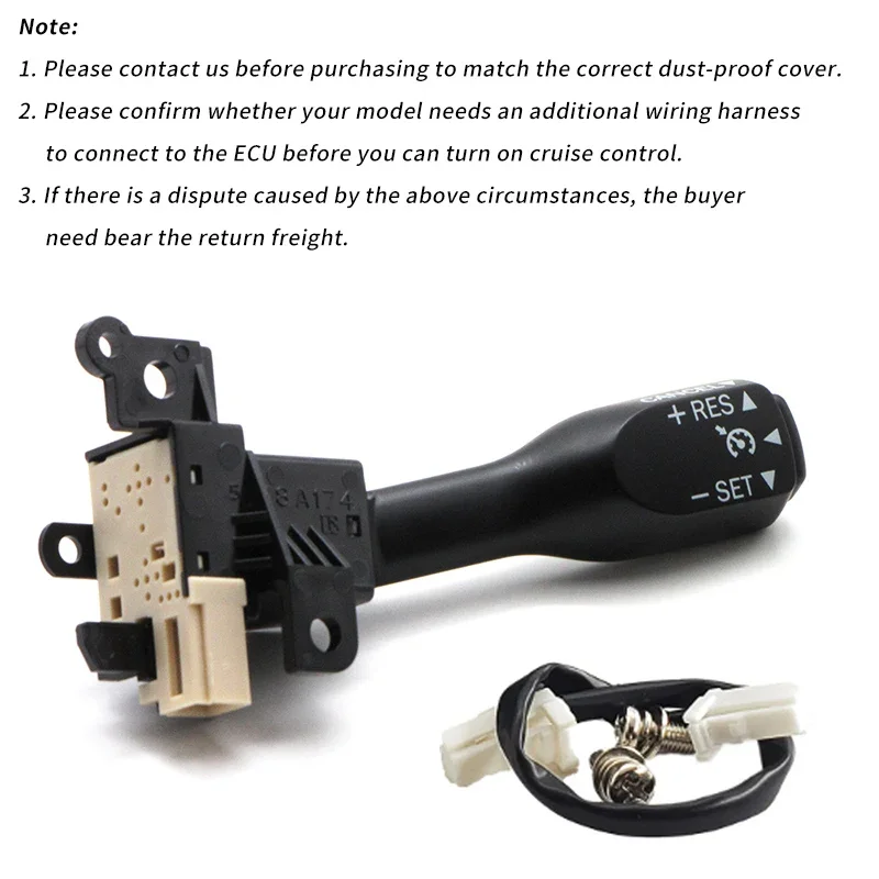 Cruise Control Switch For Toyota Corolla Yaris Camry Electronic Cruise Switch For Vios Hilux Hiace Wish Auris Prius Previa RAV4: 84632-34011