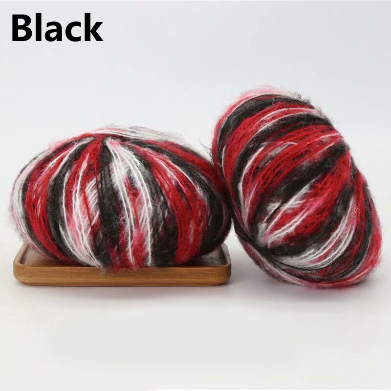 25g 14 couleurs fil de laine coloré pour tricoter Segment teint 1 brin à la main fils au Crochet pour tricoté chapeau écharpe pull: 11
