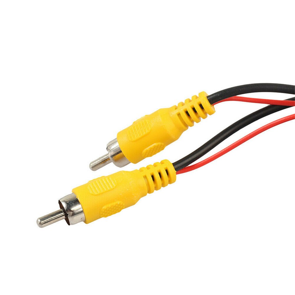 6m/20ft câble d'extension vidéo RCA pour caméra de recul de vue arrière de voiture pour accessoires de remorque de camping-Car de camion