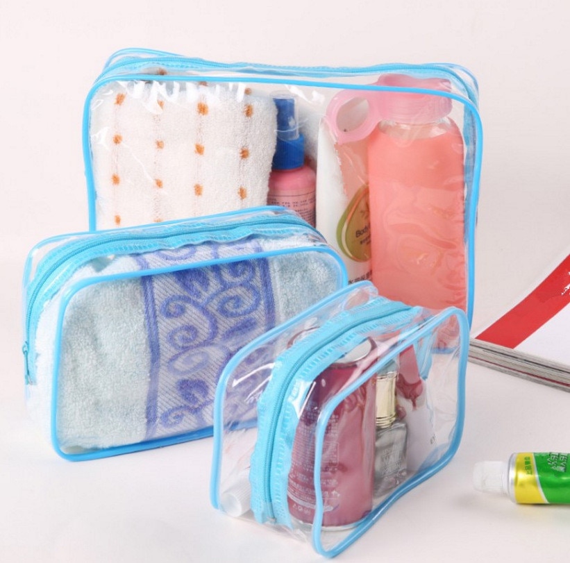 Kosmetiktaske #39 kvinder gennemsigtige pvc-toilettasker rejsekosmetik-toiletsætholdere, organiseringstaske, makeuptaske til piger