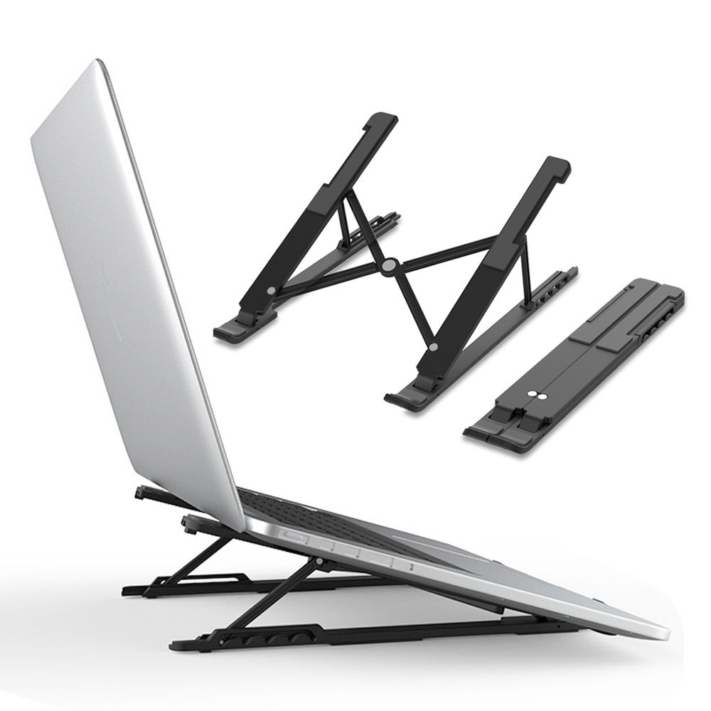 Draagbare Laptop Stand Opvouwbaar Notebook Stand Verstelbare Laptop Houder Macbook Pro Computer Cooling Riser Ondersteuning Beugel