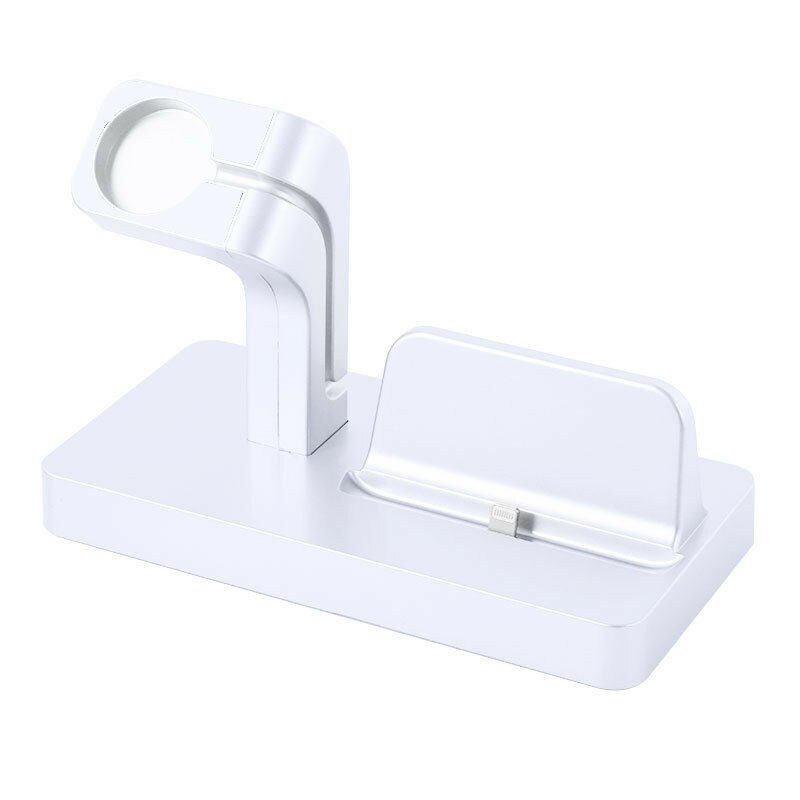 Brand For Apple Watch Airpods iPhone Charging Dock Station Charger Holder Stand 3in1: White