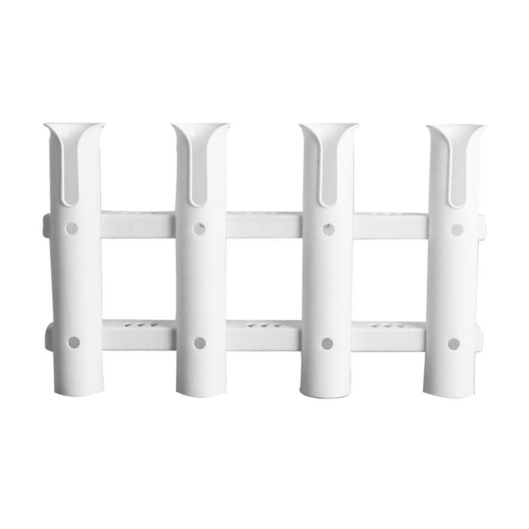 4 Pole Buis Hengel Houder Hengel Stand Off Buis Staaf Beugel Hengel Rek Hengel Frame: white