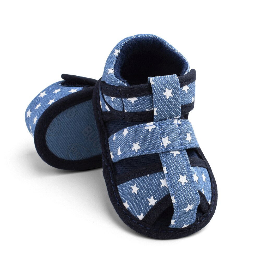 Mode Baby Jongens Roma Sandalen Ster Eenvoudige Hollow Out Zachte Comfortabele Zool Zomer Strand Schoenen Eerste Wandelaars