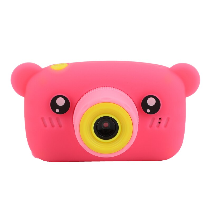 Mini schöne kinder digital video kamera für kinder weihnachten kinder video kamera lcd screen kinder spielzeug foto selfie kamera: red bear