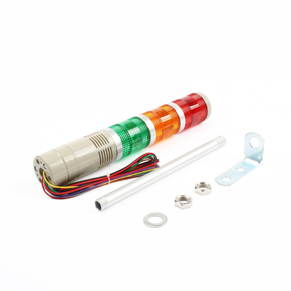 FIVE TYPE Industrial Multilayer Stack light Signal Tower Alarm caution light for machinery LTA-205 Alarm lamp 12V 24V 110V 220V