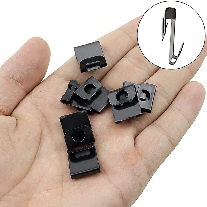 Neue 500 Stück Bild Haken Foto Rahmen Aufhänger Bild Aufhänger Eisen Aufhänger Geeignet Für 2-3Mm Foto Rahmen platte Dicke