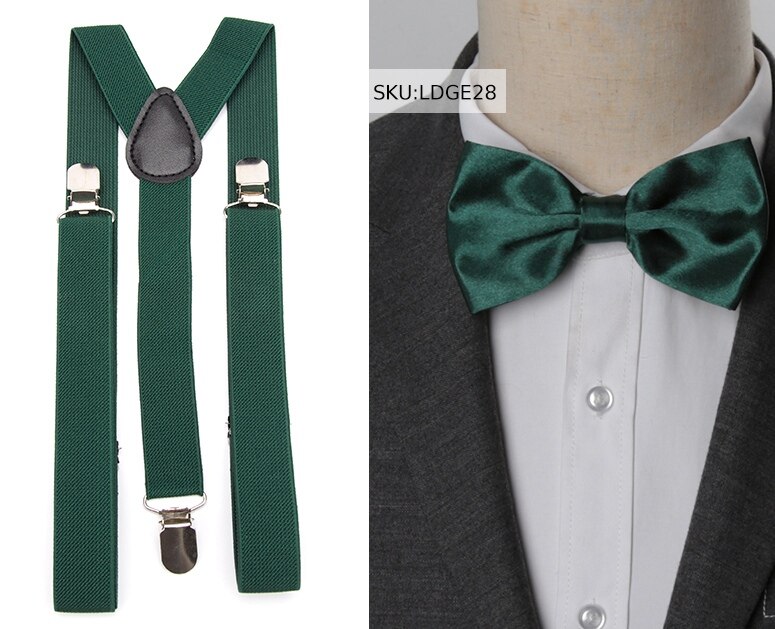 Hosenträger Fliege Set Männer Suspensorio für Mann Junge Frauen Bowtie Hosenträger Hosen Tirantes Hochzeit Freizeit Hemd Bleibt