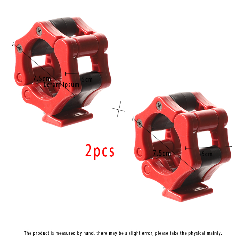 Dumbbell Ring Clip 5cm, 1 Pair, Weight Lever, Accessories 50mm Dumbbell Pliers for Gymnastics, Weight Training: Bruin