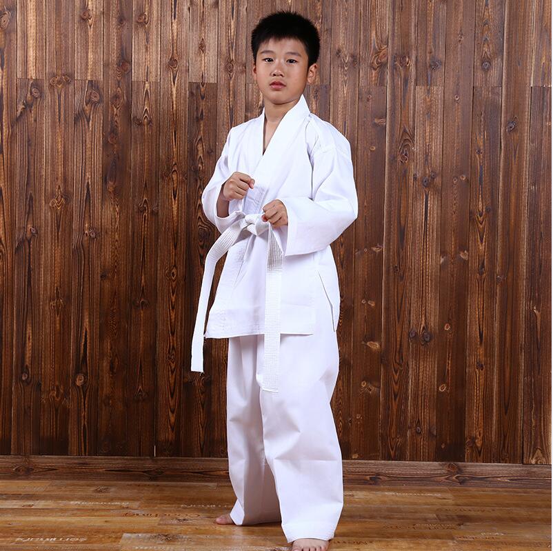 Karate Clothes Season Taekwondo Costume Children's Judo Sports Training Suit Explosion Fitness Clothes Sports Taekwondo: 100