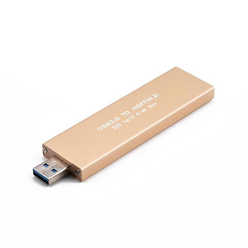 USB 3.0 to m. 2 (NGFF) SSD external storage box support rate to disk transmission hard up 5Gbps removable box B1R1: A