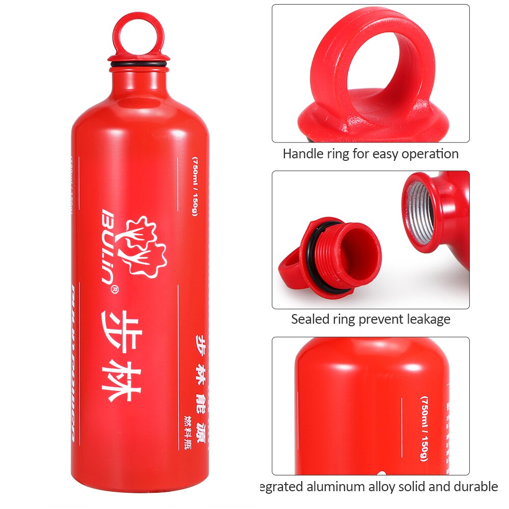 Outdoor Camping Fuel Bottle Alcohol Petrol Kerosene Storage Bottle Fuel Can Empty Bottle 1000ML / 1500ML